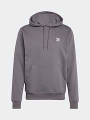 adidas Originals Grey Light Trefoil Essentials Hoodie - Image 6 of 6