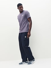 adidas Originals Grey Trefoil Essentials Waffle T-Shirt - Image 3 of 10
