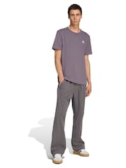 adidas Originals Grey Trefoil Essentials Waffle T-Shirt - Image 7 of 10