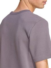 adidas Originals Grey Trefoil Essentials Waffle T-Shirt - Image 8 of 10