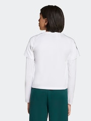 adidas Originals White Layered Long Sleeve Kids Top - Image 2 of 6