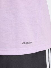 adidas Purple Train Essentials Feelready Training T-Shirt - Image 5 of 7