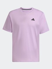 adidas Purple Train Essentials Feelready Training T-Shirt - Image 7 of 7