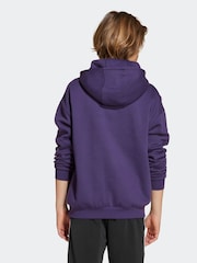 adidas Originals Purple Trefoil Hoodie Kids - Image 2 of 6