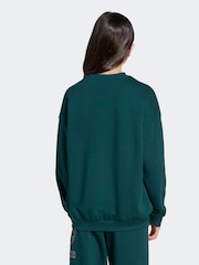 adidas Originals Green Trefoil Kids Sweatshirt - Image 2 of 6