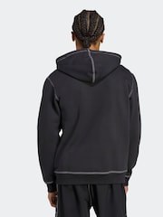 adidas Originals Black Essentials Fleece Zip Hoodie - Image 2 of 6