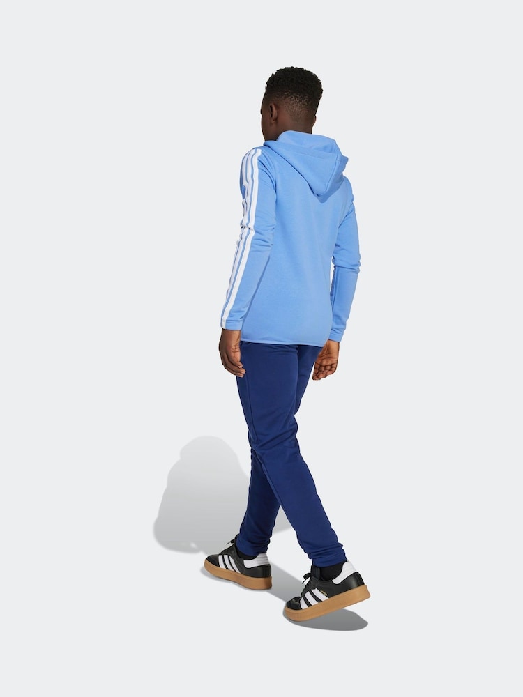 adidas Blue Essentials Kids Tracksuit - Image 2 of 7 adidas Blue Essentials Kids Tracksuit - Image 2 of 7