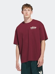 adidas Red adidas adidas Sport Design GFX T-Shirt - Image 1 of 7