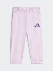 adidas Purple Essentials Sweatshirt and Joggers Set Infant Kids - Image 4 of 7