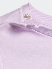 adidas Purple Essentials Sweatshirt and Joggers Set Infant Kids - Image 5 of 7