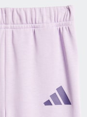 adidas Purple Essentials Sweatshirt and Joggers Set Infant Kids - Image 7 of 7