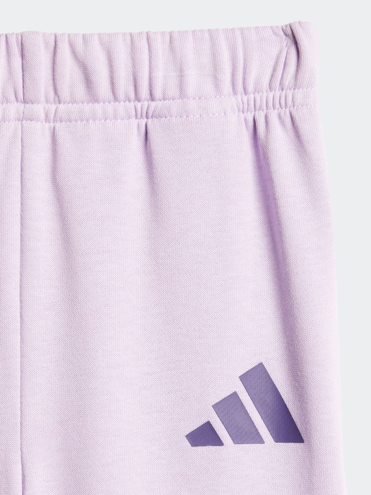 adidas Purple Essentials Sweatshirt and Joggers Set Infant Kids - Image 7 of 7