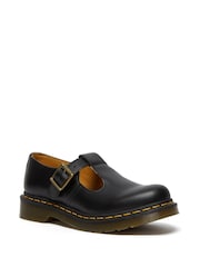 Dr. Martens Black Polley Smooth Leather Shoes - Image 1 of 6