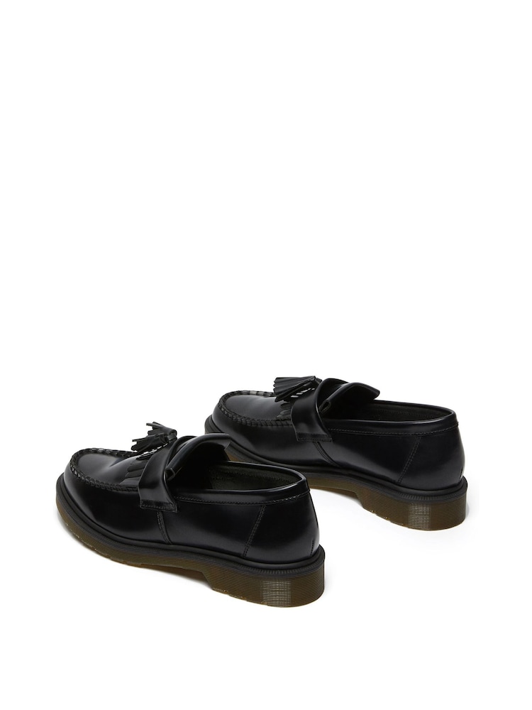 Dr. Martens Black Adrian Smooth Leather Shoes - Image 3 of 6