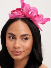 Jon Richard Pink Fushia Medium Fascinator - Image 4 of 4