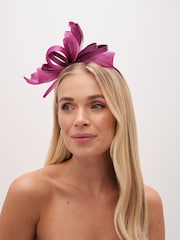 Jon Richard Pink Medium Fascinator Headband - Image 4 of 4