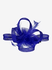 Jon Richard Blue Small Fascinator - Image 1 of 1