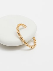 Jon Richard Gold Tone Polished Entwined Cuff Bracelet - Image 4 of 4