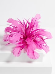 Jon Richard Pink Fushia Statement Floral Clip Fascinator - Image 2 of 2