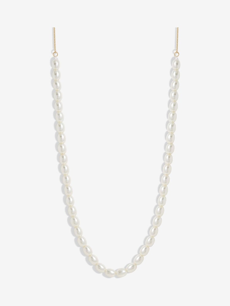 Jon Richard Gold Tone Adjustable Pearl Necklace - Image 1 of 3