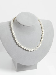Jon Richard Gold Tone Adjustable Pearl Necklace - Image 2 of 3