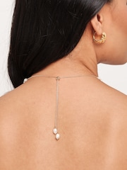 Jon Richard Gold Tone Adjustable Pearl Necklace - Image 3 of 3