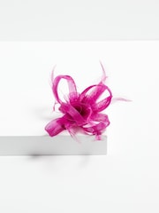 Jon Richard Pink Small Fascinator - Image 2 of 3