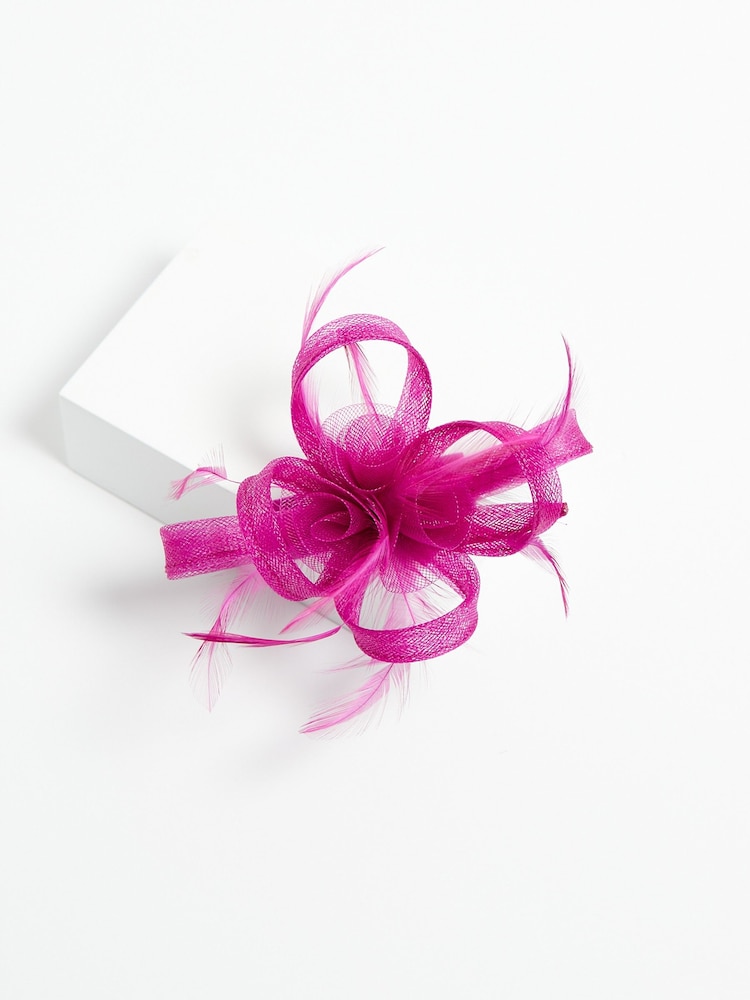 Jon Richard Pink Small Fascinator - Image 3 of 3