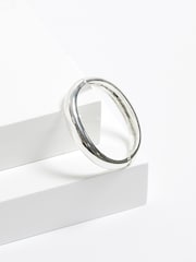Jon Richard Silver Tone Dome Polished Bangle - Image 2 of 2