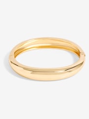 Jon Richard Gold Tone Dome Polished Bangle - Image 1 of 2