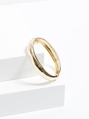 Jon Richard Gold Tone Dome Polished Bangle - Image 2 of 2