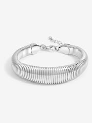 Jon Richard Silver Tone Omega Cuff Bracelet - Image 1 of 4