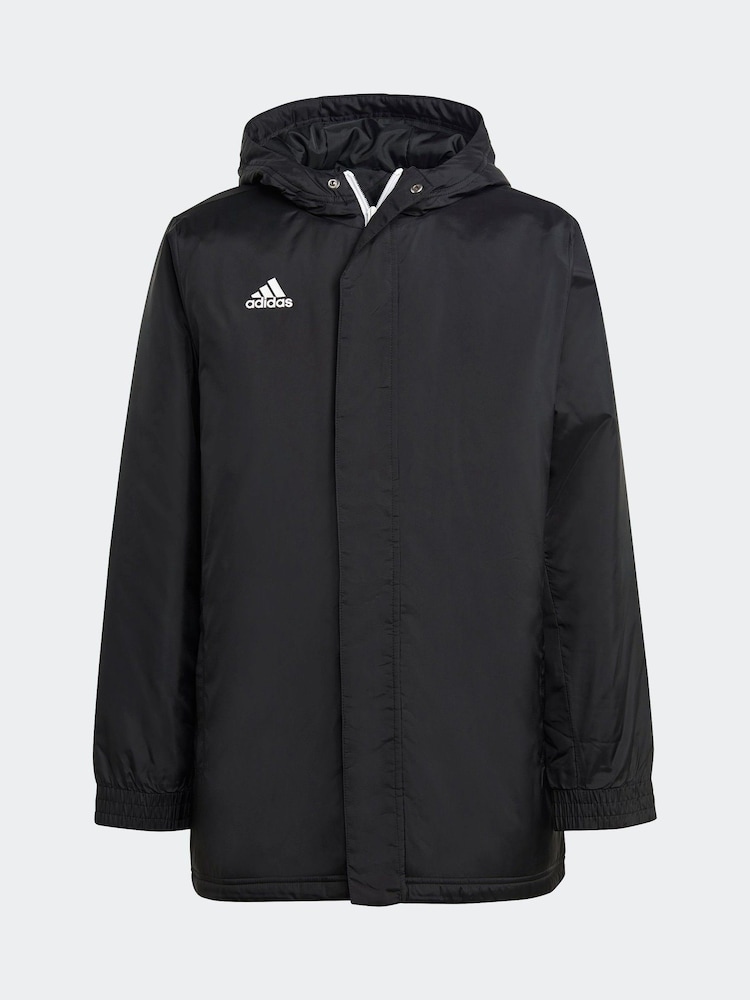 adidas Black Entrada 22 Stadium Jacket - Image 1 of 7