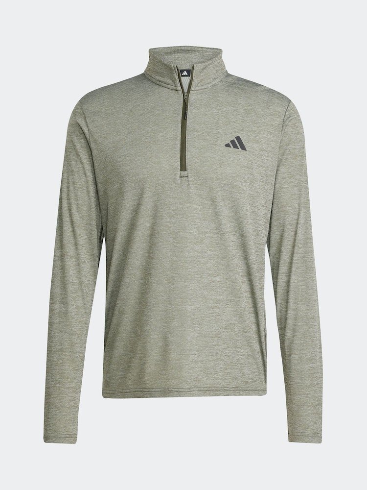 adidas Green Train Essentials Training Long Sleeve Sweatshirt - Image 6 of 6 adidas Green Train Essentials Training Long Sleeve Sweatshirt - Image 6 of 6