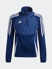 adidas Blue Tiro 24 Winterized Kids Top - Image 5 of 5