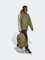 adidas Green Essentials 3-Stripes Padded Kids Jacket - Image 4 of 6
