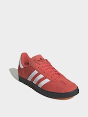 adidas Originals Red Gazelle Trainers - Image 3 of 9