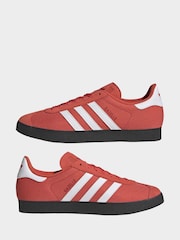 adidas Originals Red Gazelle Trainers - Image 5 of 9