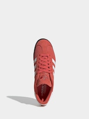 adidas Originals Red Gazelle Trainers - Image 6 of 9