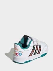 adidas White Disney Coco Tensaur Hook and Loop Infant Trainers - Image 2 of 9