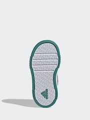 adidas White Disney Coco Tensaur Hook and Loop Infant Trainers - Image 6 of 9