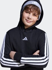 adidas Black Essentials Kids Hoodie - Image 3 of 4