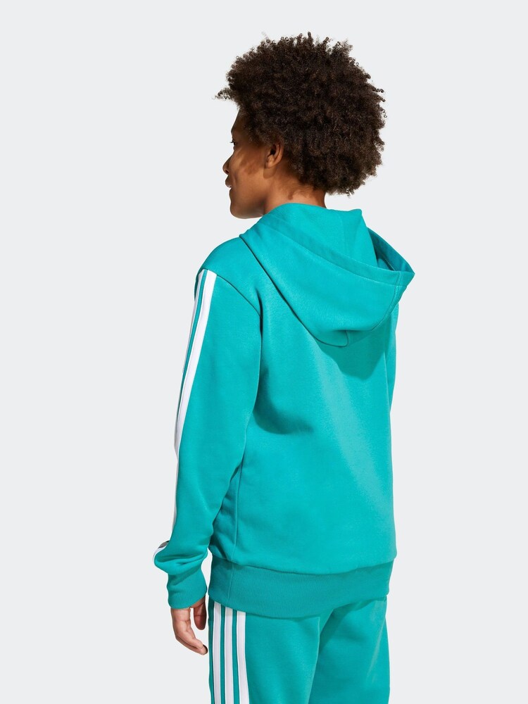 adidas Green Essentials Kids Hoodie - Image 2 of 5 adidas Green Essentials Kids Hoodie - Image 2 of 5