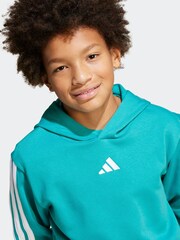 adidas Green Essentials Kids Hoodie - Image 3 of 5