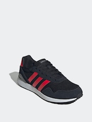 adidas Charcoal Black Run 60s 4.0 Trainers - Image 4 of 10