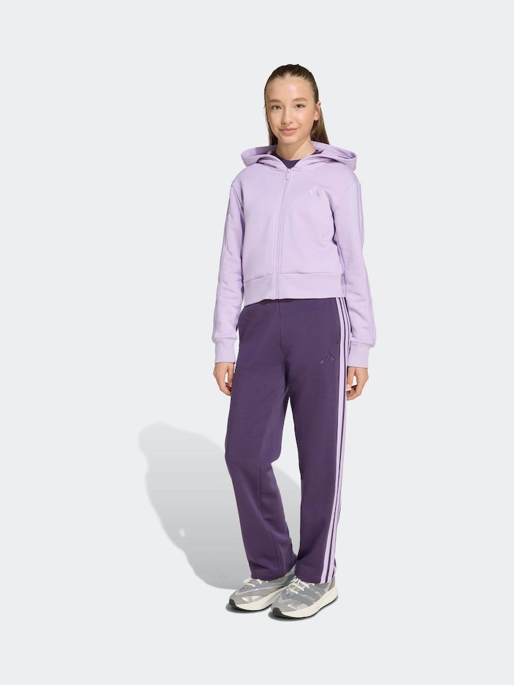 adidas Purple Essentials Kids Tracksuit - Image 1 of 8 adidas Purple Essentials Kids Tracksuit - Image 1 of 8