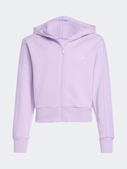 adidas Purple Essentials Kids Tracksuit - Image 7 of 8