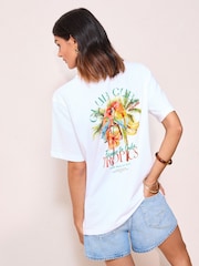Friends Like These Tropics Graphic Print T-Shirt - Image 5 of 5