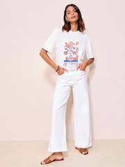 Friends Like These Le Fleurs Graphic Print T-Shirt - Image 3 of 4