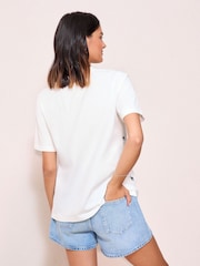 Friends Like These Bow Embroidered T-Shirt - Image 4 of 4